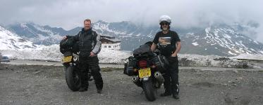 Pete and me at the top of the Stelvio Pass